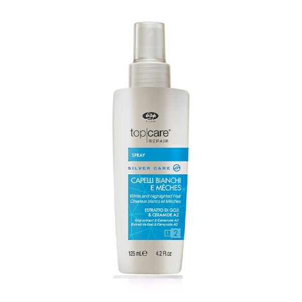Silver Care Spray Purškiamas kondicionierius šviesintiems baltiems ir žiliems plaukams 125ml (170044)